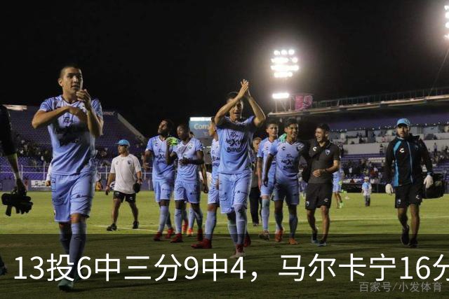 13投6中三分9中4，马尔卡宁16分6板仍难救主